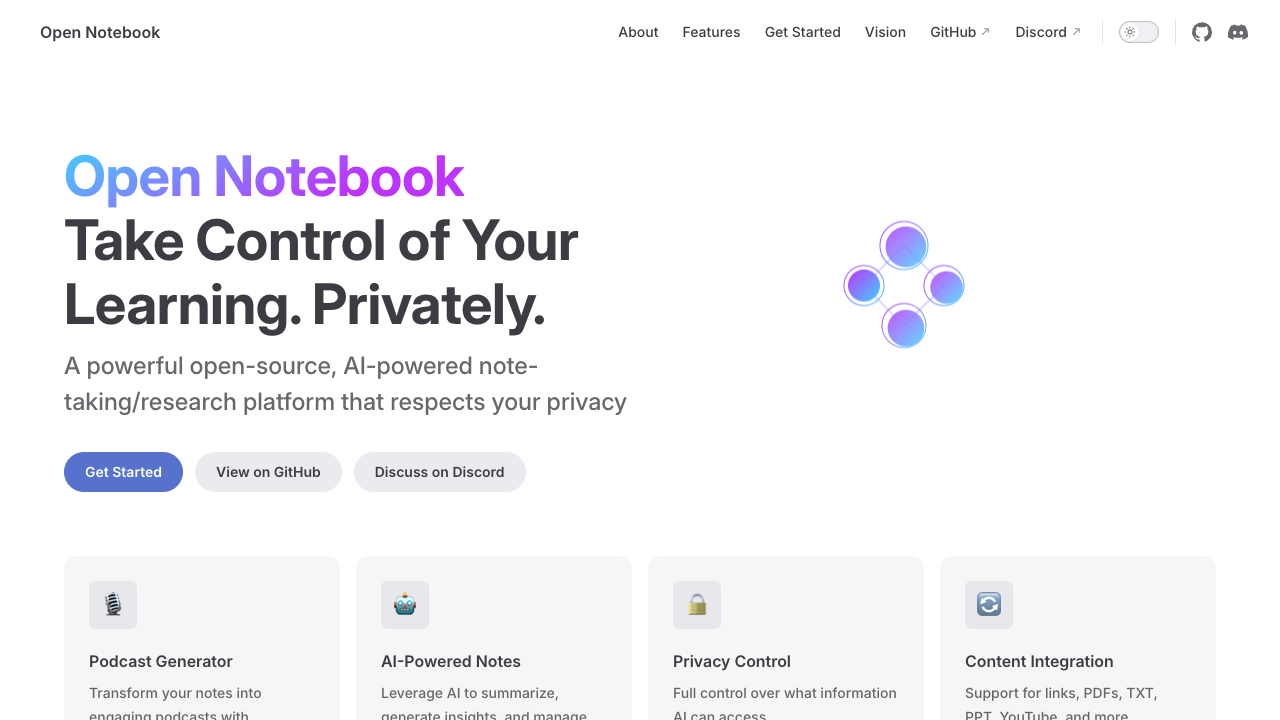 Open Notebook